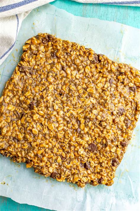 healthy-no-bake-granola-bars-family-food-on-the-table image