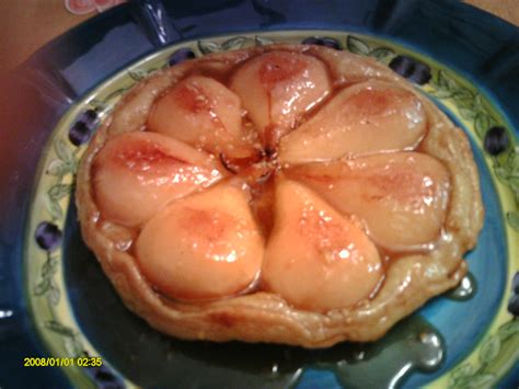 carmelized-upside-down-pear-tart-tasty-kitchen image