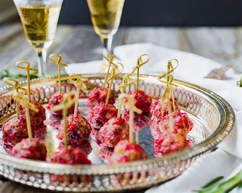 cranberry-appetizer-turkey-meatballs-the-delicious-spoon image