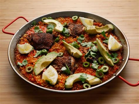 chicken-paella-recipe-tyler-florence-food-network image