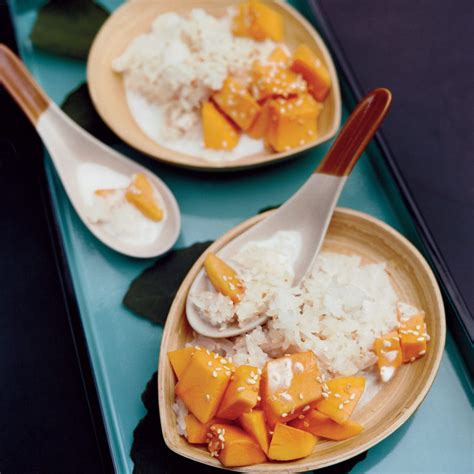 sweet-sticky-rice-with-mangoes-and-sesame-seeds image