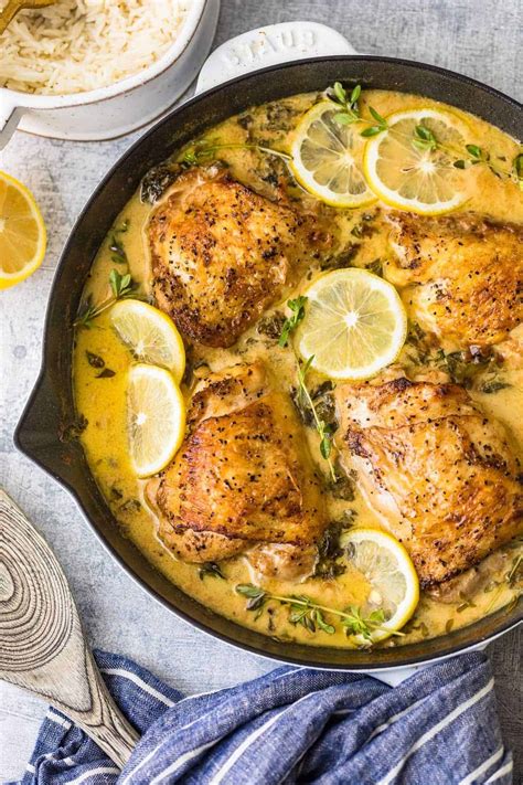 lemon-butter-chicken-recipe-creamy-easy-chicken image