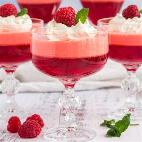 creamy-raspberry-jell-o-parfaits image