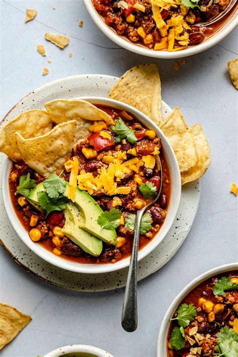 the-best-healthy-turkey-chili-youll-ever-eat-ambitious image