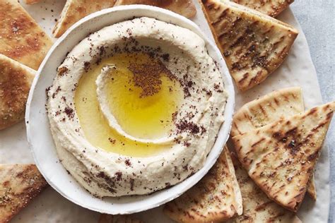 the-best-hummus-and-herbed-baked-pita image