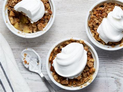 individual-apple-crumbles-recipe-food-network-kitchen image