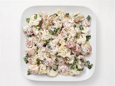 grilled-scallion-potato-salad-recipe-food-network image