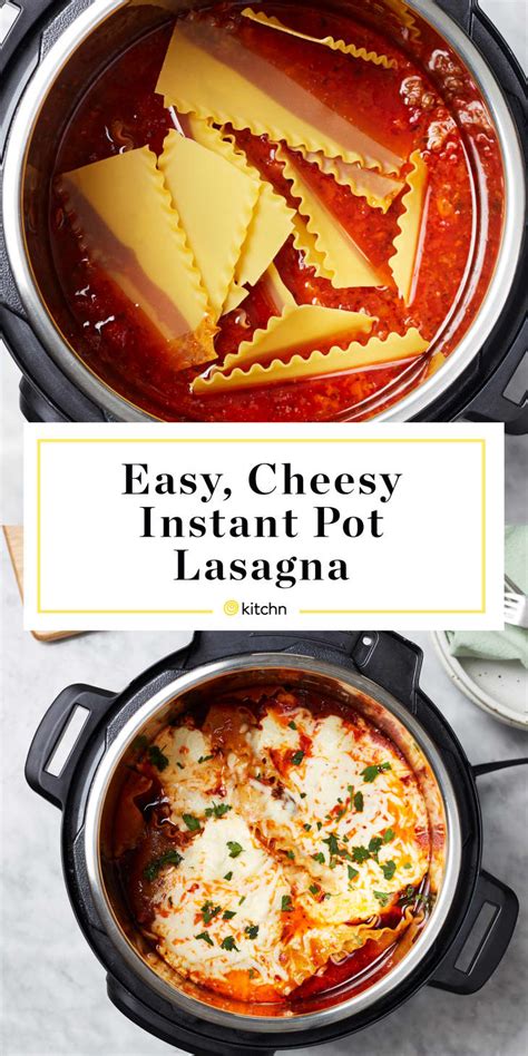 easy-instant-pot-lasagna-recipe-kitchn image