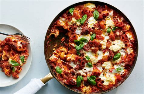 cheesy-baked-pasta-with-sausage-and-ricotta-nyt image