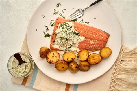 horseradish-dill-sauce-for-salmon-and-potatoes-wild image