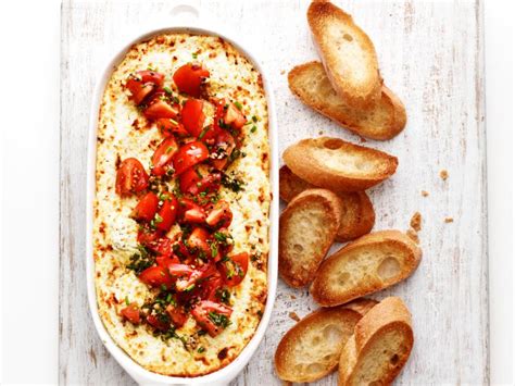 baked-goat-cheese-dip-recipe-food-network-kitchen image