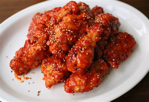yangnyeom-chicken-cooking-korean-food-with image