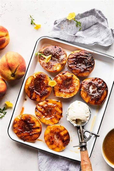 grilled-peaches-with-caramel-sauce-grandbaby-cakes image