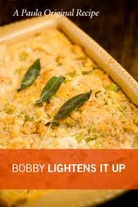 bobbys-lighter-southern-cornbread-stuffing-paula-deen image