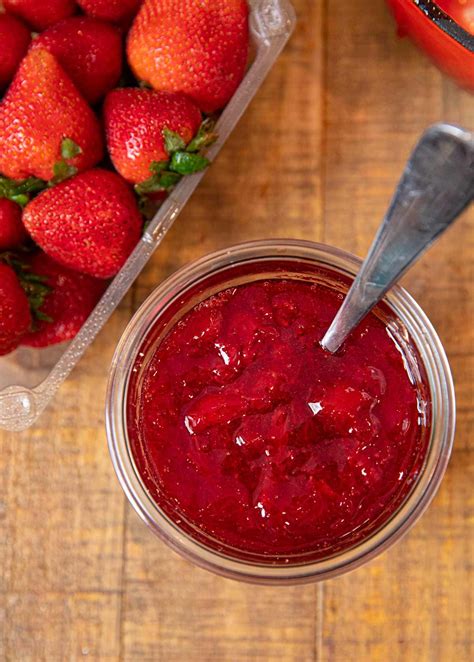 easy-strawberry-jam-no-pectin-recipe-dinner-then image