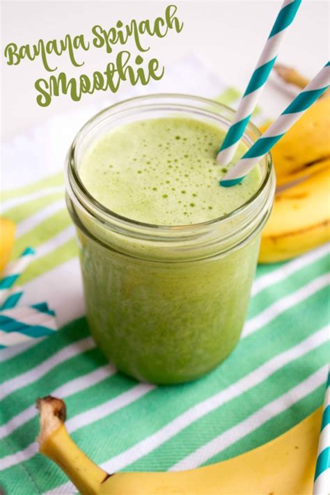 banana-spinach-smoothie-green-smoothie image