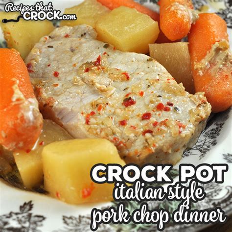 crock-pot-italian-style-pork-chop-dinner-recipes-that image