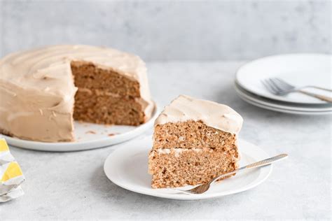 buttermilk-spice-cake-with-brown-sugar-frosting-the image