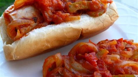 super-easy-sausage-and-peppers-allrecipes image