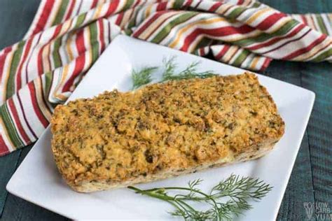 salmon-loaf-with-dill-white-sauce-low-carb-yum image