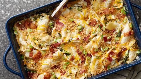 chicken-bacon-ranch-stuffed-shells-food-cooking image
