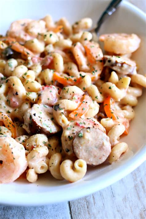 instant-pot-cajun-sausage-and-shrimp-pasta image