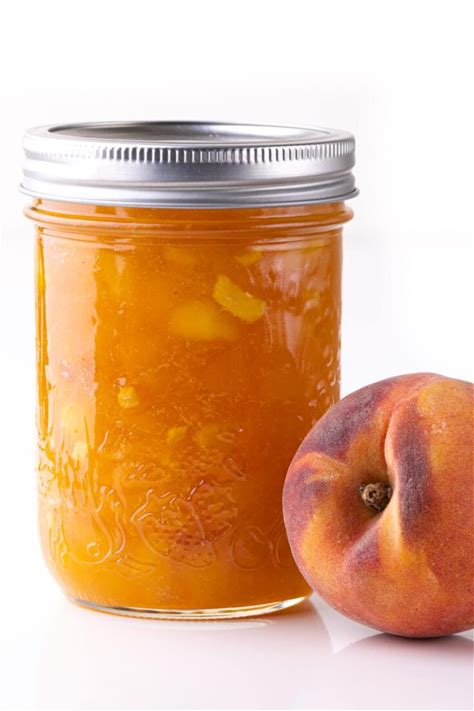 easy-peach-preserves-recipe-for-canning-no-pectin image