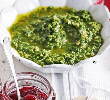 fresh-herb-sauce-recipe-bbc-good-food image