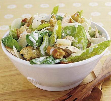 chicken-caesar-salad-recipe-bbc-good-food image