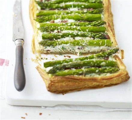 herby-asparagus-bacon-tart-recipe-bbc-good-food image