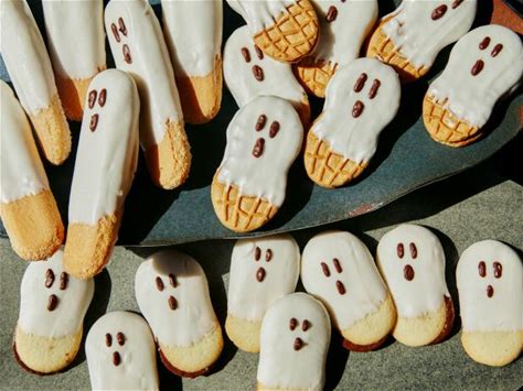 easy-ghost-cookies-recipe-food-network-kitchen-food image