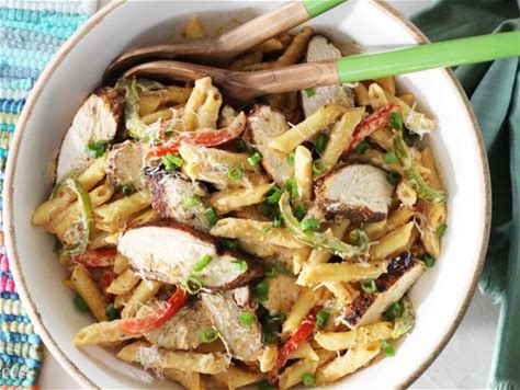 jerk-chicken-rasta-pasta-recipe-kardea-brown-food image