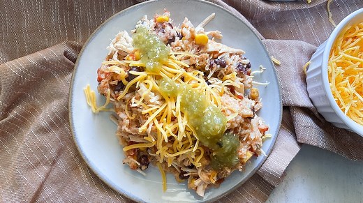 slow-cooker-mexican-chicken-and-rice image