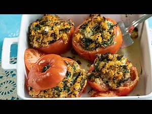 mediterranean-stuffed-tomatoes-with-couscous-youtube image