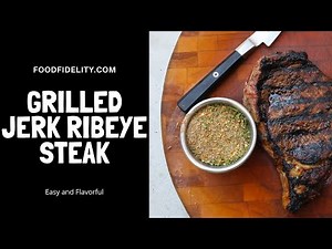perfectly-grilled-jerk-ribeye-steak-youtube image