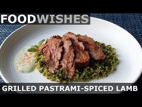 grilled-pastrami-spiced-lamb-food-wishes-youtube image