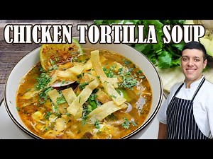 how-to-make-chicken-tortilla-soup-from-scratch-youtube image
