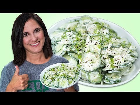 how-to-make-creamy-cucumber-salad-best-summer image