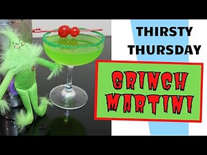 how-to-make-a-grinch-martini-thirsty-thursday-youtube image