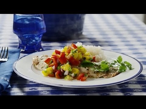 how-to-make-grilled-tilapia-with-mango-salsa-fish image
