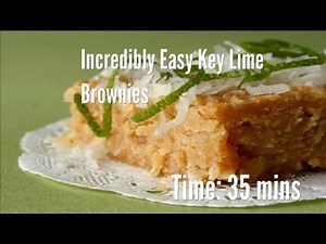 incredibly-easy-key-lime-brownies-recipe-youtube image