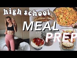 school-meal-prep-10-ingredients-breakfast-lunch image