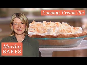 martha-stewarts-coconut-cream-pie-martha-bakes image