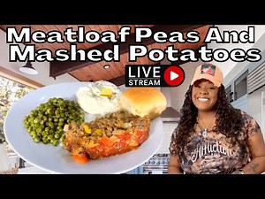 gina-young-live-cooking-homemade-meatloaf-dinner image