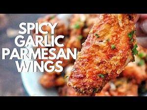 delicious-spicy-garlic-parmesan-wings-in-the-oven image