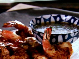 ginger-and-coconut-crusted-jumbo-shrimp-food-network image