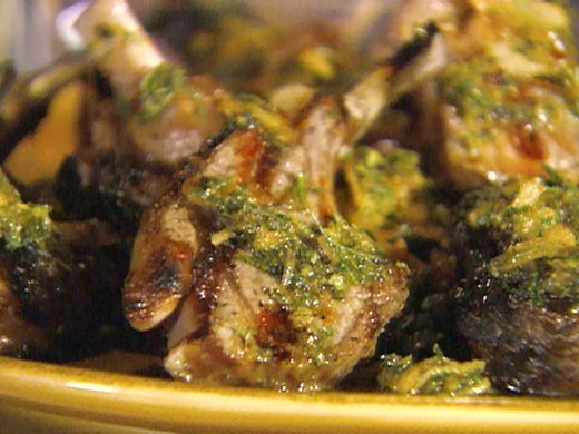grilled-baby-lamb-chops-with-crispy-rosemary-food image