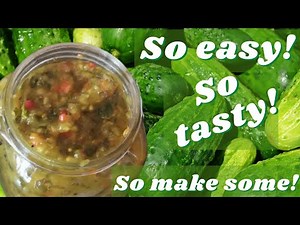 easy-cucumber-relish-recipe-youtube image
