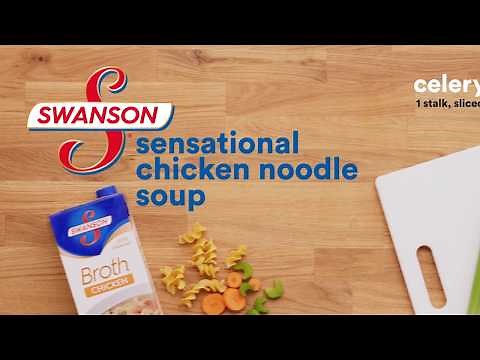 sensational-chicken-noodle-soup-swanson-broth-youtube image