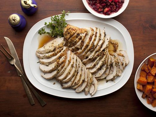 herb-roasted-turkey-breast-recipe-food-network image